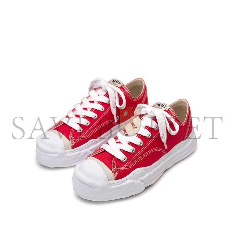 MAISON MIHARA YASUHIRO HANK OG SOLE CANVAS LOW TOP SNEAKER A05FW702